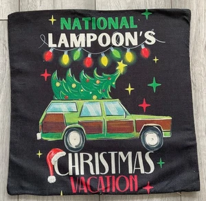 NATIONAL LAMPOONS WEIHNACHTEN URLAUB KISSENHÜLLE...BRANDNEU.AUTO MIT WEIHNACHTSBAUM - Bild 1 von 1