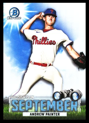 2023 Topps Bowman Chrome Andrew Painter #SOS-16 Phillies Sights on September - Image 1 of 2