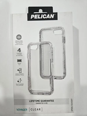 Capa Pelican Voyager com Coldre para Apple iPhone 7 e iPhone 8 - Transparente - Imagem 1 de 4