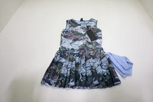 Greyson Golf Pattern Dress Girls Size 5 Wolf Blue 954B New 01298203 - Picture 1 of 5