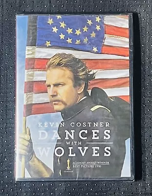 👑 Kevin Costner, Dances With Wolves 🔥 (1990, DVD) 25th Anniv, NEW, SEALED 👑 - Image 1 of 2