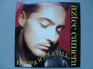 Aztec Camera 'Deep & Wide & Tall' (YZ154R) 1988 2 Track UK 7" Single M/NM - Picture 1 of 5