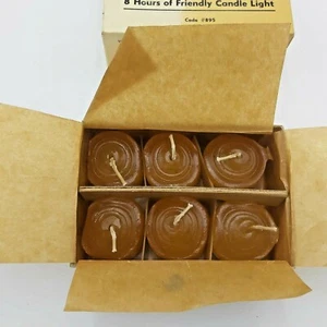 Vintage Citronella Candles-6-Original Box and Wax Paper-Simpson Price Tag -OLD - Imagen 1 de 7