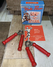 VTG 50’s Original Whitley Multi Power Grip-O-Steel Hand Grips with Instructions