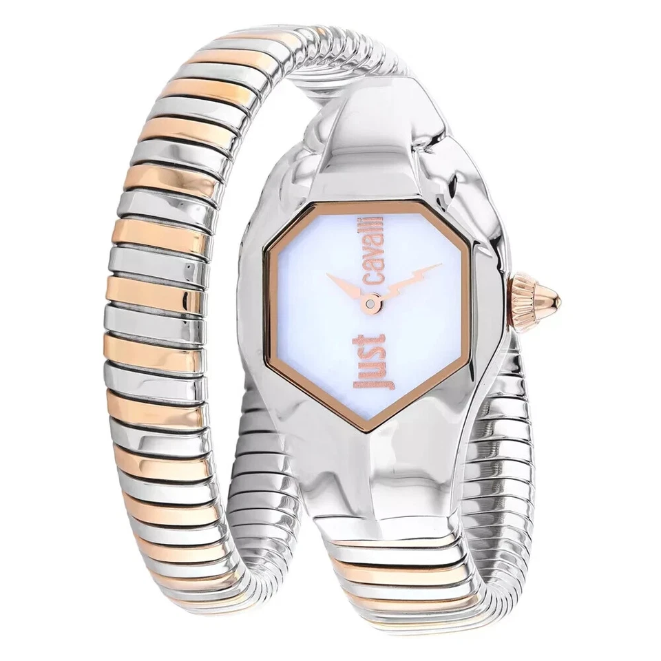 Just Cavalli Women's JC1L001M0045 Septagon Glam Chic Mother of Pearl Watch - Image 1 of 1