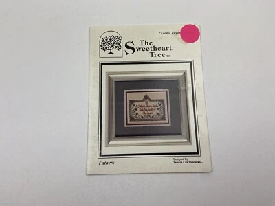 The Sweetheart Tree Teenie Tweenie Fathers Counted Cross Stitch Pattern - Image 1 of 3