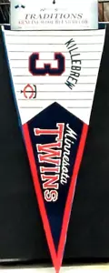 Minnesota Twins Harmon Killebrew #3 Winning Streak Legends Wool Pennant - MLB - Picture 1 of 1
