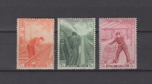 BELGIUM 1942 crafts railways set mnh** TR 260/262 - Imagen 1 de 1