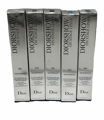 Delineador líquido impermeable DiorShow On Stage (0,55 ml/0,01 oz) NUEVO *¡TÚ ELIGES!* Foto 1 de 2