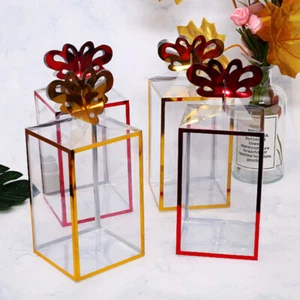 10X Clear PVC Cases Wedding Party Favor Gift Candy Display Boxes Transparent DIY - Picture 1 of 12