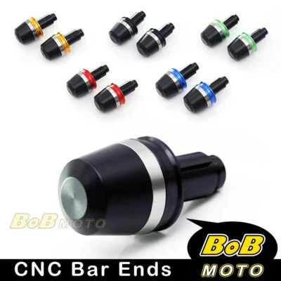 CNC Bar Ends Sliders Plugs For Aprilia Dorsoduro 1200 750 Shiver 900 RSV4 R RR - Image 1 of 4