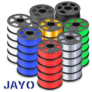 Filament d'imprimante 3D JAYO 10 kg 1,75 mm PLA + SILK PETG 1,1 KG TPU 500 G paquet - Photo 1/86