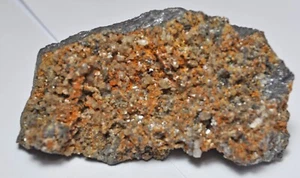 GALENA MINERAL EXEMPLAR MIT CERUSSIT KRISTALLKERN 79mm & 323g - Bild 1 von 4