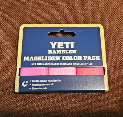 Yeti Rambler MagSlider Color Pack ~ Power Pink Trio ~ Edição Limitada Papai Noel fav - Imagem 1 de 4