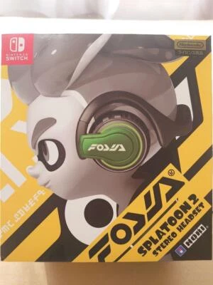 Splatoon 2 Headphones Stereo Headset HORI NSW-047 Empera Hook Nintendo Switch - Image 1 of 3