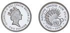 2 Silver Pounds United Kingdom/2 Pounds Silver Kingdom Unido. Uno. 1995. Proof