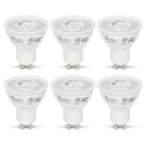 [6 Pack] Simba Lighting® LED GU10 ETL 5W Non-Dimmable 50W Replacement Bulb 5000K - Picture 1 of 11