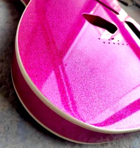 TELECaster E-Gitarren Korpus Metal Large Particle Pink - Bild 1 von 5