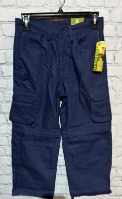 BSA Boy Scouts Of America Switchback2 Uniform Pants Youth 8 Zip To Shorts Nwt - Image 1 of 4