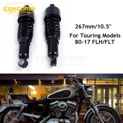 267mm 10.5" Rear Shock Absorbers Suspension For Harley Sportste XL1200C 883 Dyna — 第 1/4 张图片