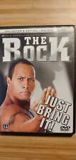 WWE - The Rock: Just Bring It (DVD, 2002) WWF *RARE*