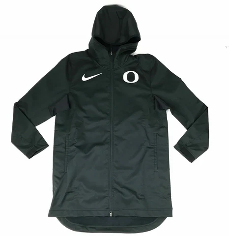 Nike Oregon Ducks Jacket Protect Men's Large Black Basketball AJ6719 Parka Cover