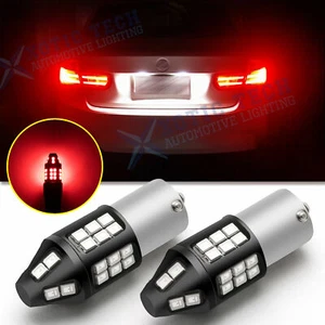 Red LED 40SMD Strobe Flashing Brake Tail Light Lamp Bulb For BMW E46 E60 E90 F30 - Picture 1 of 12