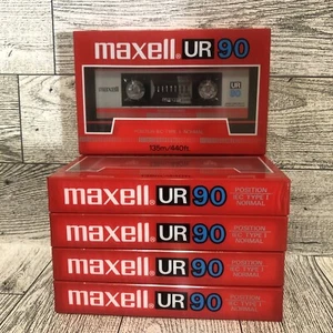 Lot of 5 Maxell - Maxell Normal Bias UR 90 Minutes- Brand New Sealed - Picture 1 of 5
