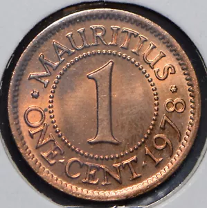 Mauritius 1978 Cent 150146 combine shipping - Picture 1 of 2
