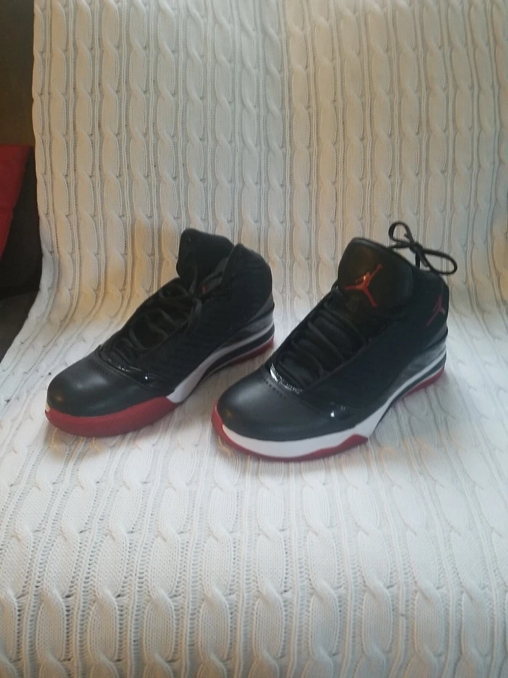 Nike мужские размер 10 Air Jordan B'mo выведен черный спортзал Rred Melo баскетбол 580590-001 - Изображение 1 из 4