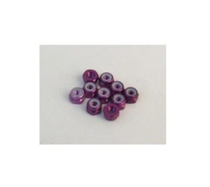 111007P Dado autobloccante in alluminio 3mm Viola (10pz) LOCKNUT - Picture 1 of 1