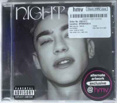 YEARS & YEARS -NIGHT CALL - HMV EXCLUSIVE ALTERNATE ARTWORK CD ALBUM - NEW - Image 1 of 2