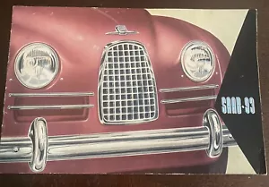 1955 SAAB 93 12-page Vintage Original Car Sales Brochure Catalog - Picture 1 of 10