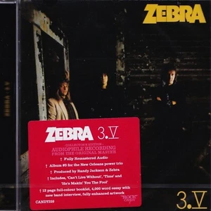 ZEBRA - 3.V - Rock Candy Remastered Edition - CD - Imagen 1 de 1