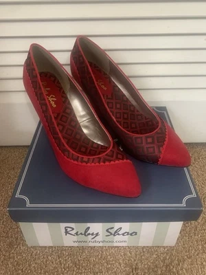 Ruby Shoo Elly Red 6 - Image 1 of 4