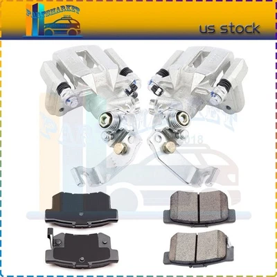Pinzas de freno traseras pastillas cerámicas 19B2068 19B2069 para Honda Accord 1998-2007 Foto 1 de 4