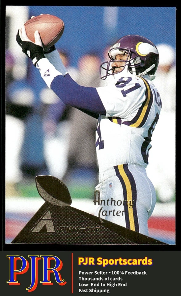 Anthony Carter 1994 Pinnacle #124 Detroit Lions - Image 1 of 2