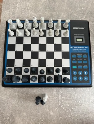 Schachcomputer Chess Partner 3 'Kasparov' Tchibo, TCM mit OVP und Anleitung - Bild 1 von 2