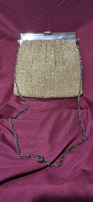 Vintage 1950's Harry Levine Gold Chain Handle Purse USA Quiet Luxury EUC - Image 1 of 4