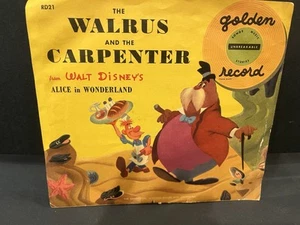 Walt Disney's Alice in Wonderland ~The Walrus and the Carpenter ~ 78 RPM ~ 1951 - Picture 1 of 5