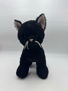 Build A Bear Promise Pets Black Cat Green Eyes 2019 Retired Rare No Collar - Picture 1 of 8