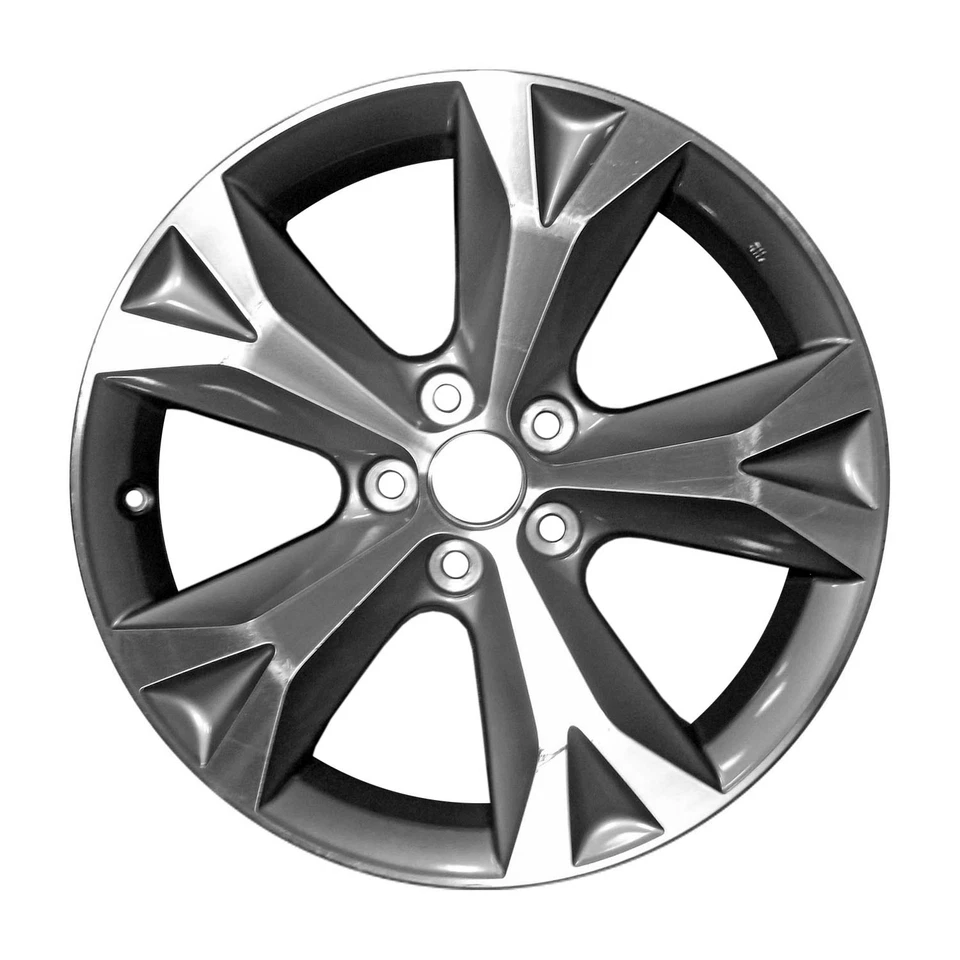 Refurbished 18x7.5 Machined Silver Metallic Wheel fits 2017 Lexus Nx300H - Image 1 of 1