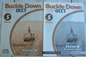 Buckle Down WRITING 5, Practice Test Form A&B, 2006, Oklahoma OCCT,Triumph - Picture 1 of 6