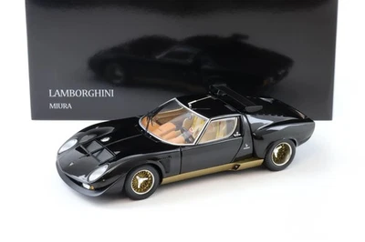 1:18 Kyosho Lamborghini Miura SVR Nero/Oro 08319BKG - Immagine 1 di 4