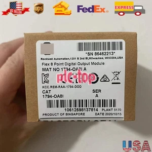 Módulo de salida PLC 1794-OA8I AB 1794OA8I nuevo EN CAJA mercancías puntuales envío rápido - Imagen 1 de 3