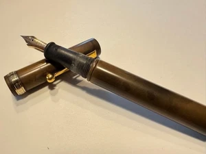 Penna stilografica Ohashido K14 oro 14 carati JP usata - Foto 1 di 8