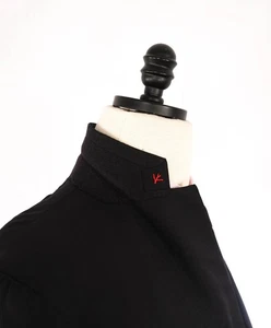 $4,000 ISAIA Solid Black "AQUASPIDER 160'S" Wool Suit 42S - Picture 1 of 10