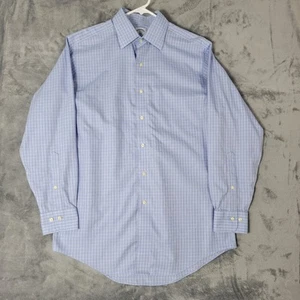 Brooks Brothers 346 Shirt Mens Size 15-2/3 (M) Blue Long Sleeve Soft Business Ca - Picture 1 of 18