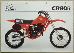 HONDA CR80R MOTOCROSS Motorcycle Sales Specification Leaflet Feb 1982 - Picture 1 of 2