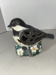 Vintage Japanese Bird Cast Iron Garden Lantern 7 1/2” Long X 4”X 5.75” - Picture 1 of 10